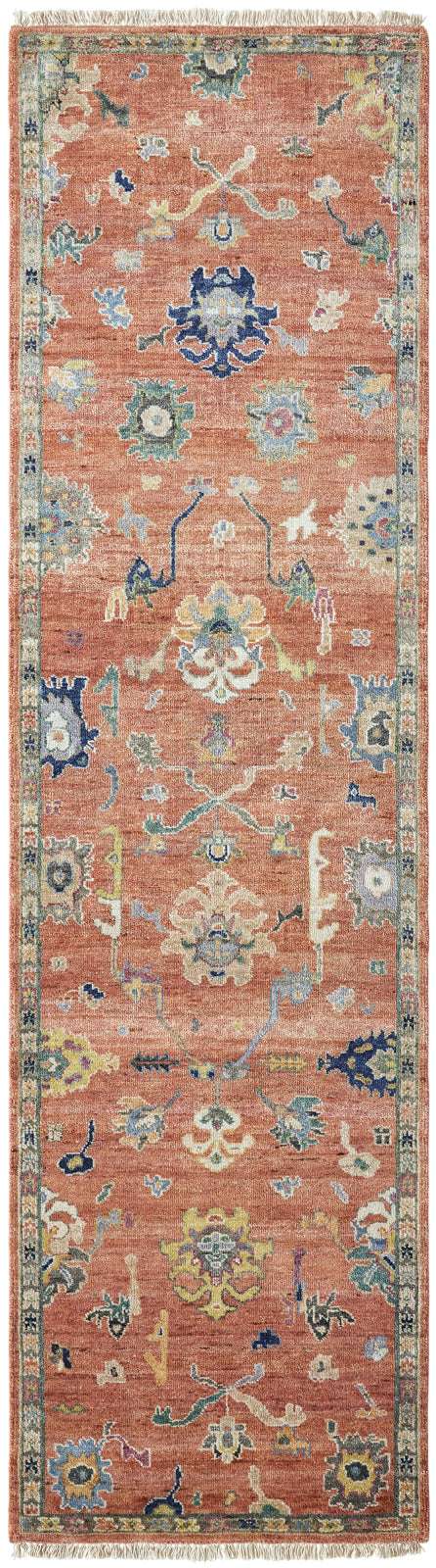 Adana AA904 Spice-Multi Wool & Silkette Blend Rug