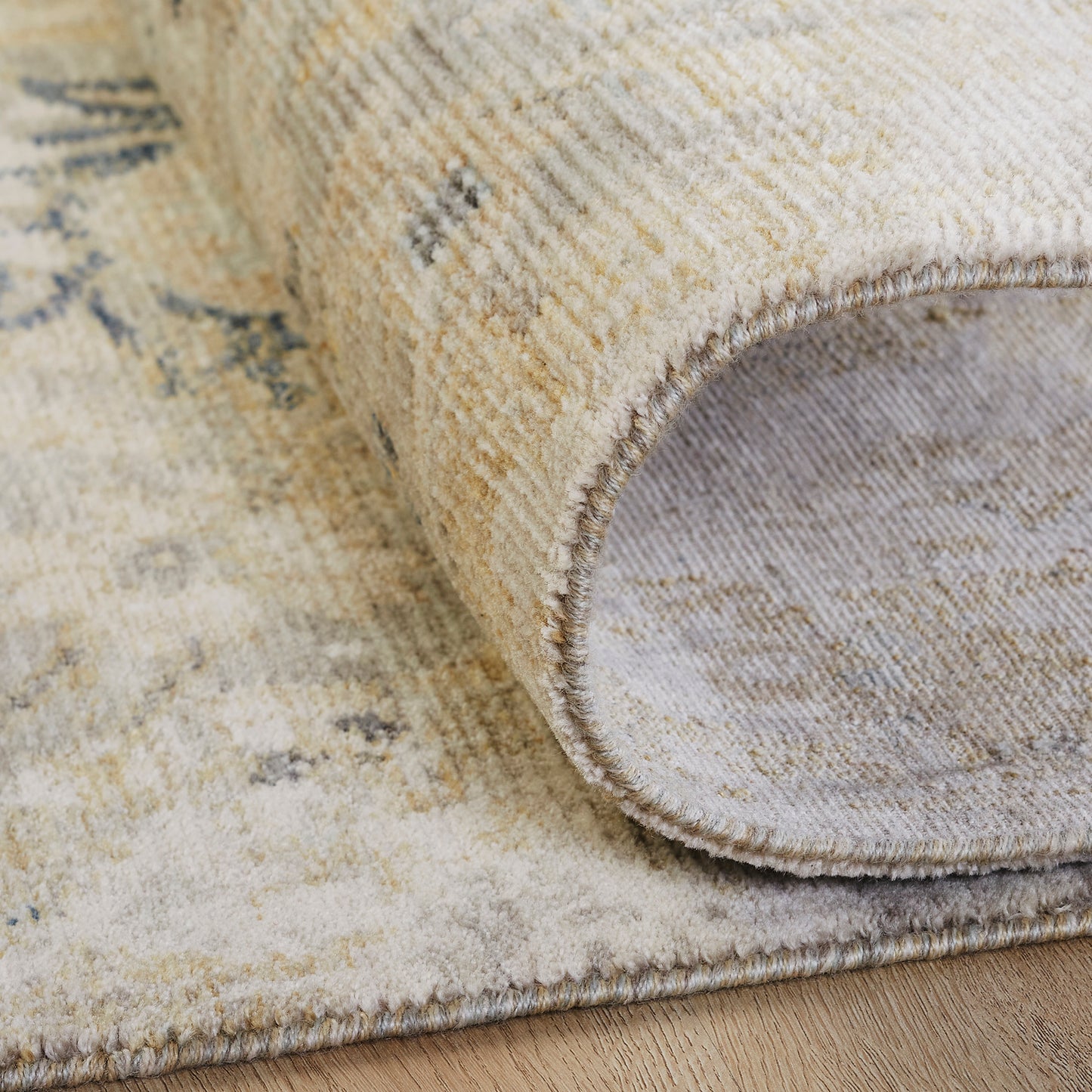 Blooma BM1376 Pearl Grey Oushak Power Loom Wool Rug
