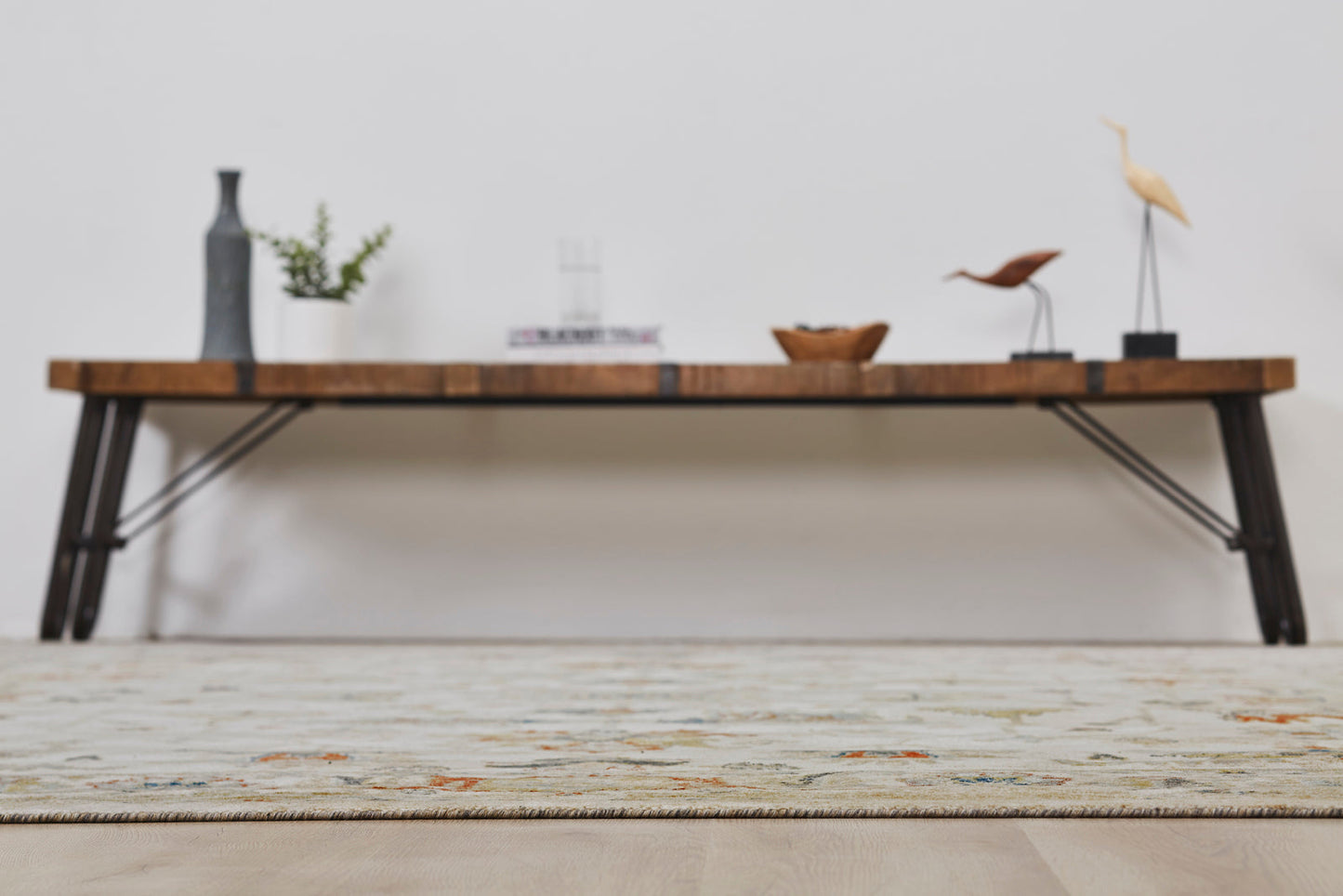 Blooma BM1377 Ivory Oushak Power Loom Wool Rug