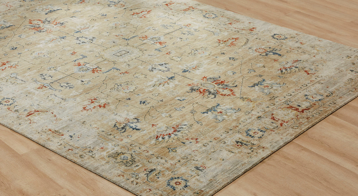 Blooma BM1380 Golden Sands Oushak Power Loom Wool Rug