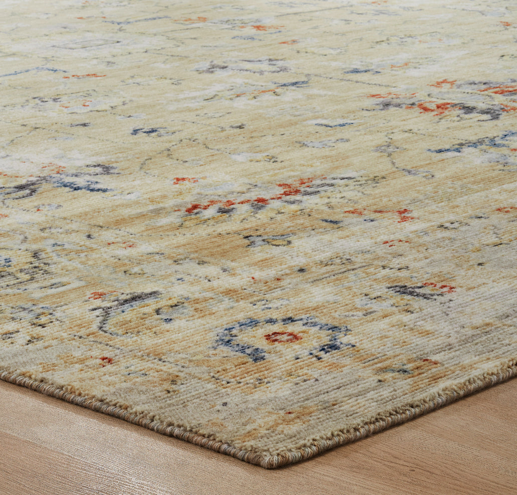 Blooma BM1380 Golden Sands Oushak Power Loom Wool Rug