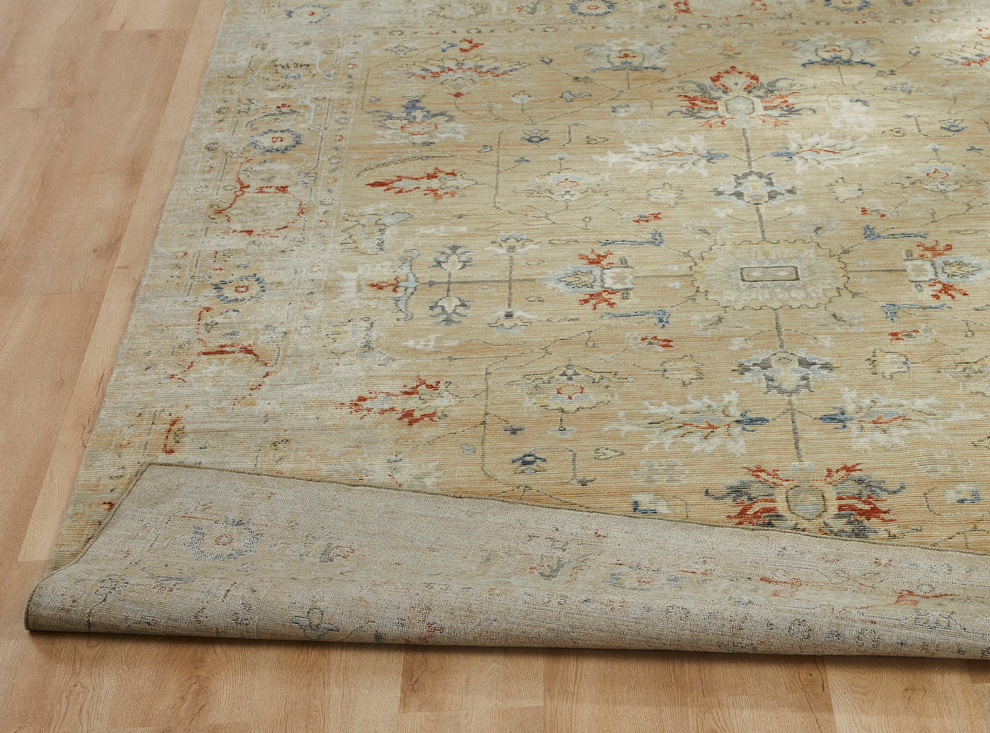 Blooma BM1380 Golden Sands Oushak Power Loom Wool Rug