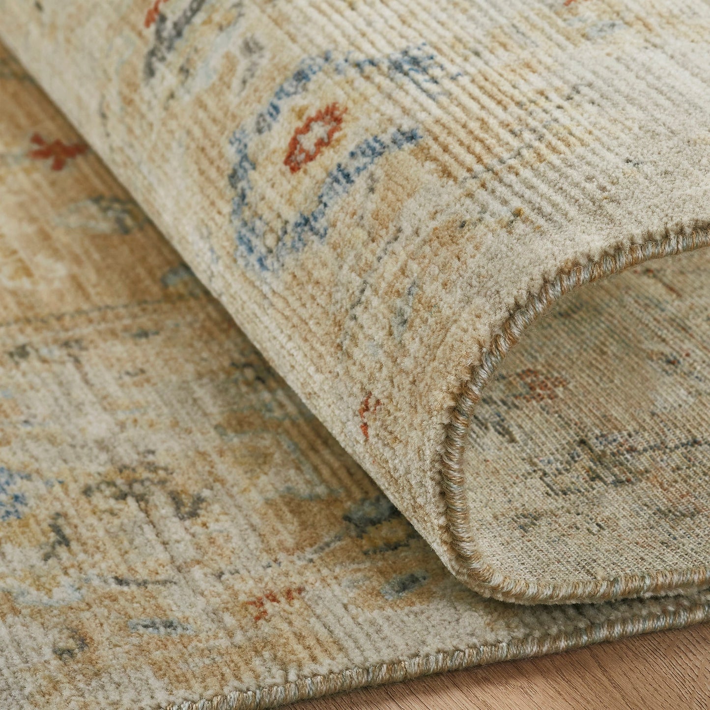 Blooma BM1380 Golden Sands Oushak Power Loom Wool Rug