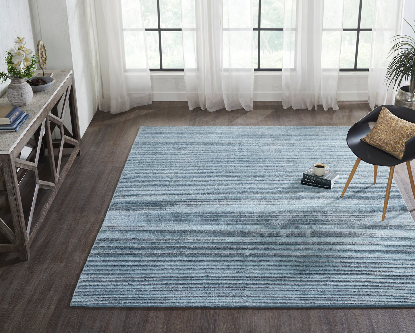 Bowery Hand Loomed Wool & Silk Rug