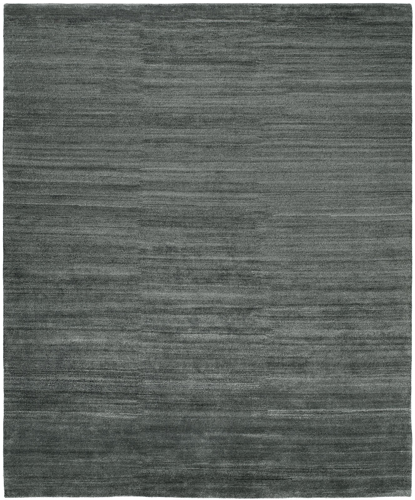 Elements EL-854 Graphite Streak Hand Knotted Silkette Rug