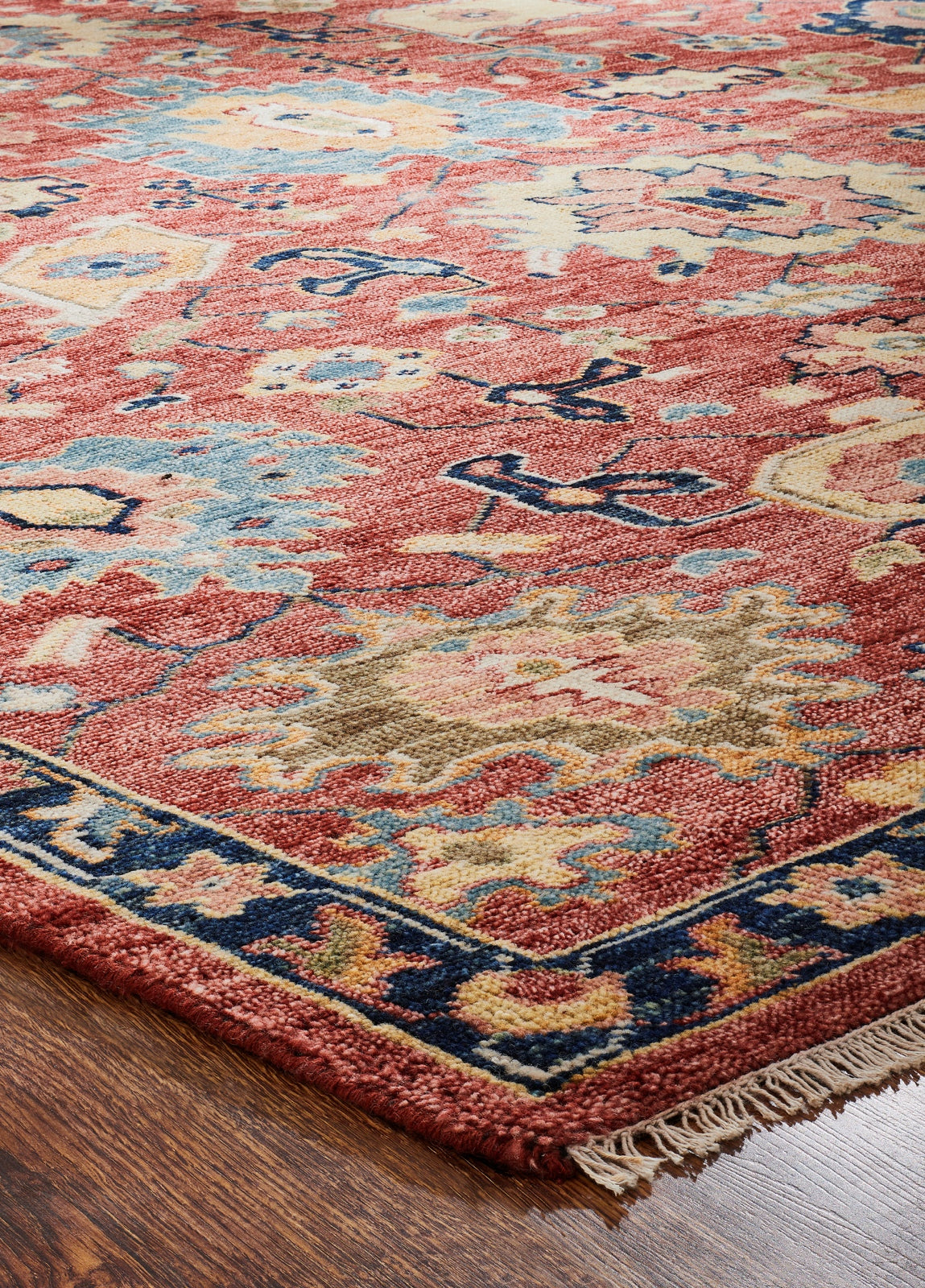 Kensington KN191 Chianti Hand Knotted Wool Rug