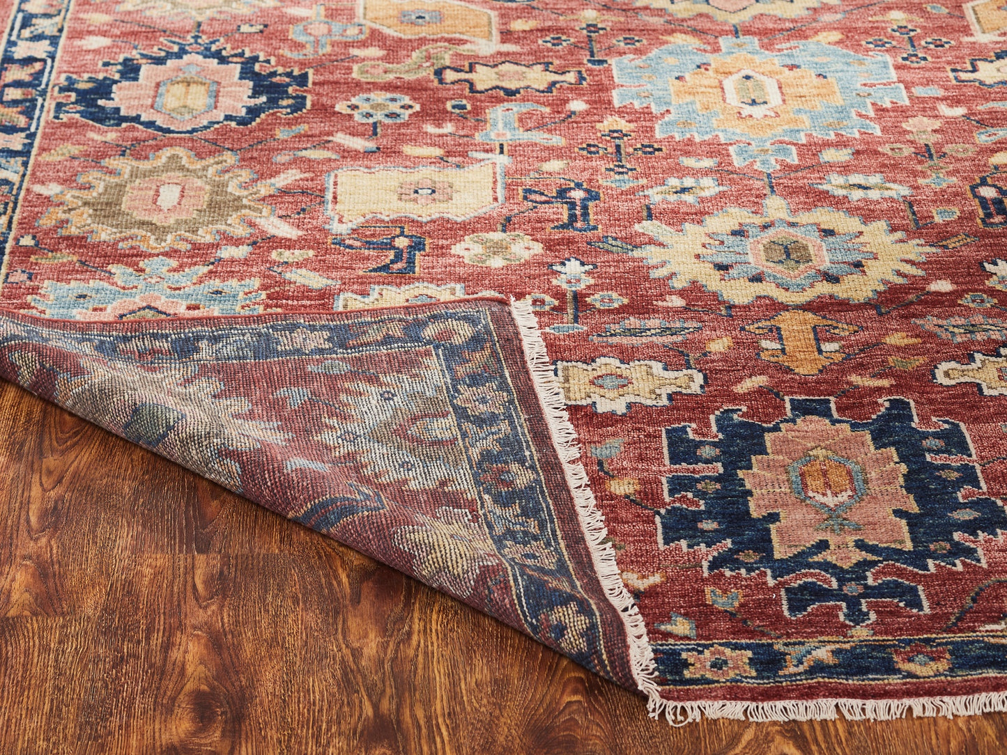 Kensington KN191 Chianti Hand Knotted Wool Rug