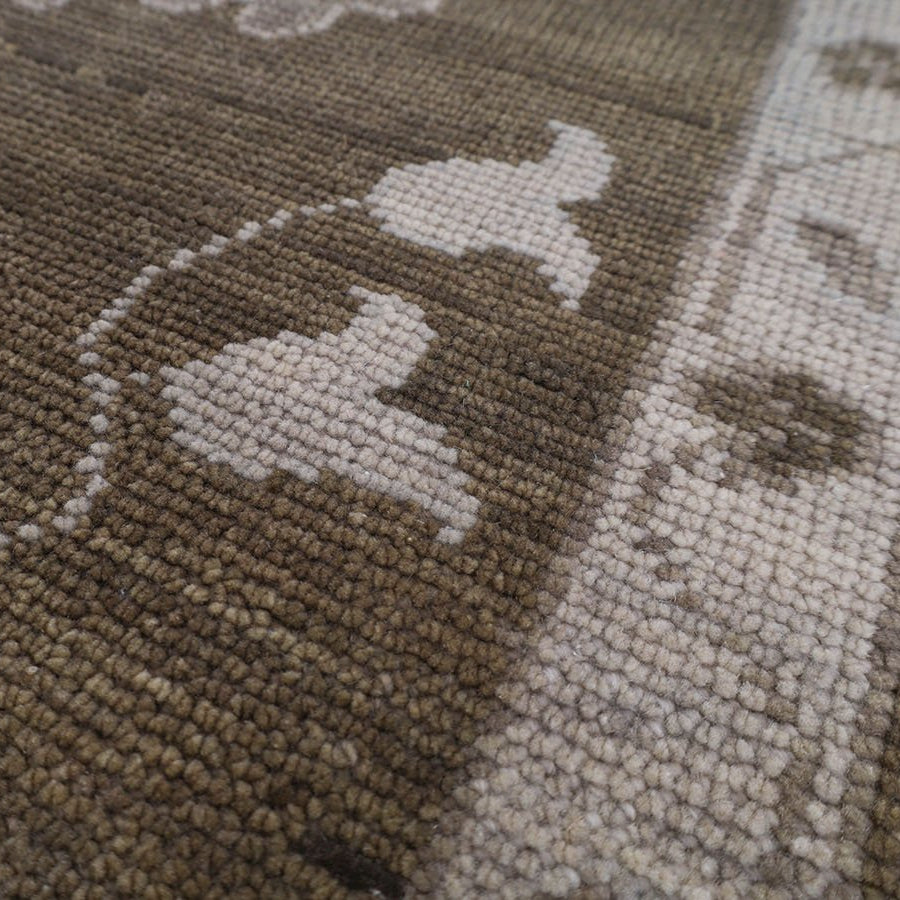 Oushak Taupe Fine Handmade 8'x10' Rug – view 5