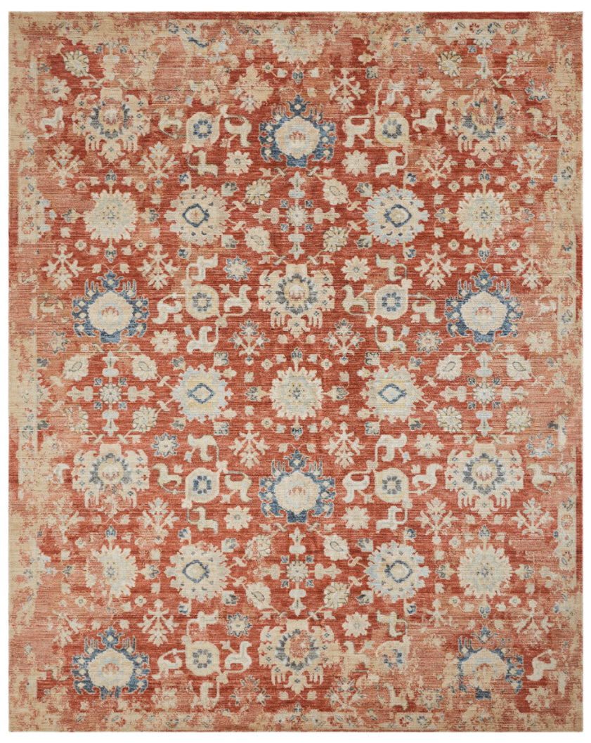 Rosemont RS1205 Rust Tones Power Loom Wool Rug