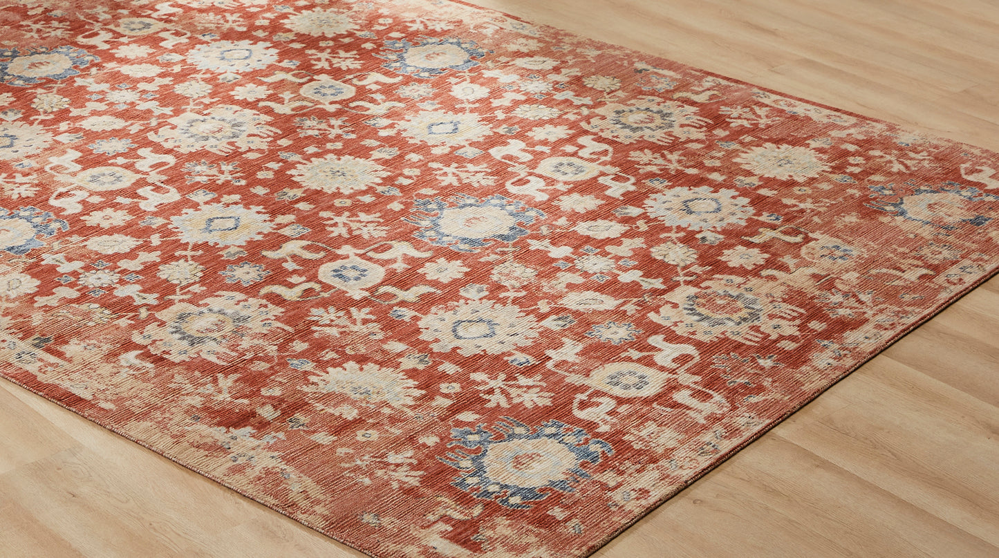 Rosemont RS1205 Rust Tones Power Loom Wool Rug