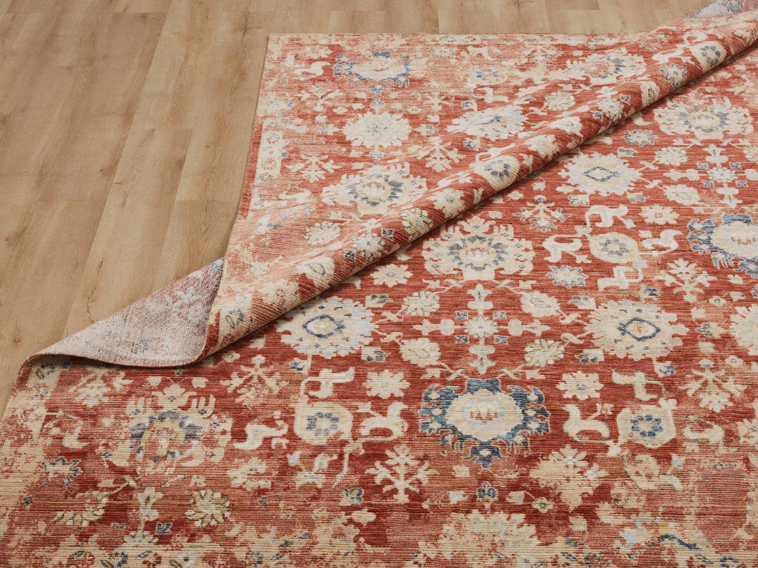 Rosemont RS1205 Rust Tones Power Loom Wool Rug
