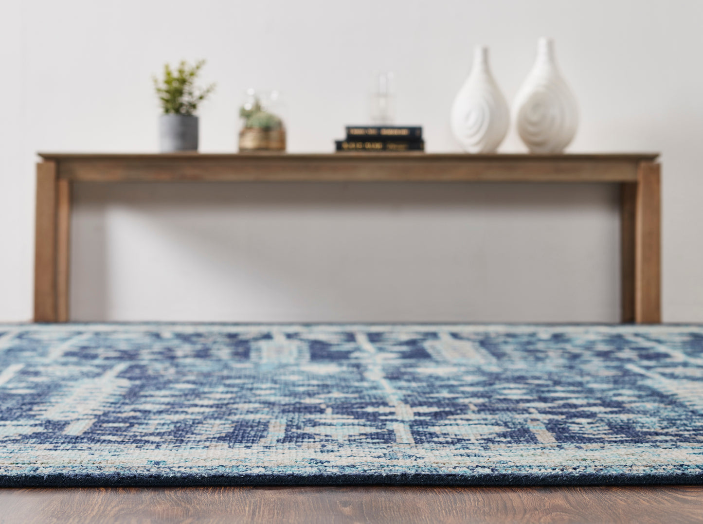 Talora TL661 Lapis-Aquamarine Hand Knotted Wool Rug