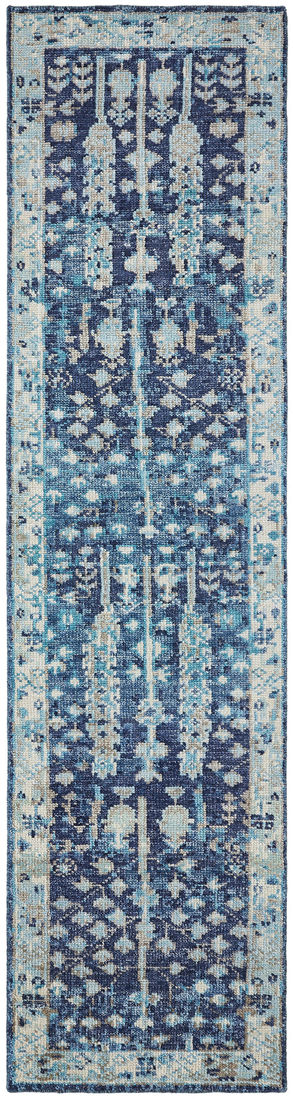 Talora TL661 Lapis-Aquamarine Hand Knotted Wool Rug