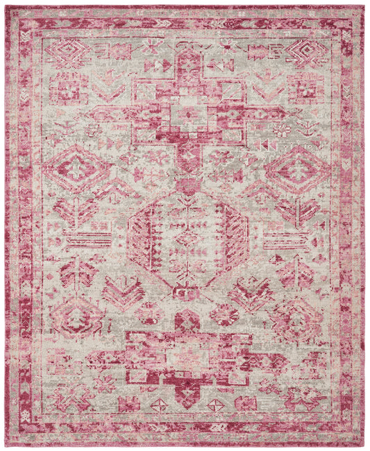 Talora TL662 Rose-Pearl Grey Hand Knotted Wool Rug