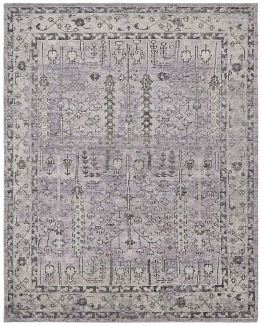 Talora TL666 Antique Lavender Hand Knotted Wool Rug