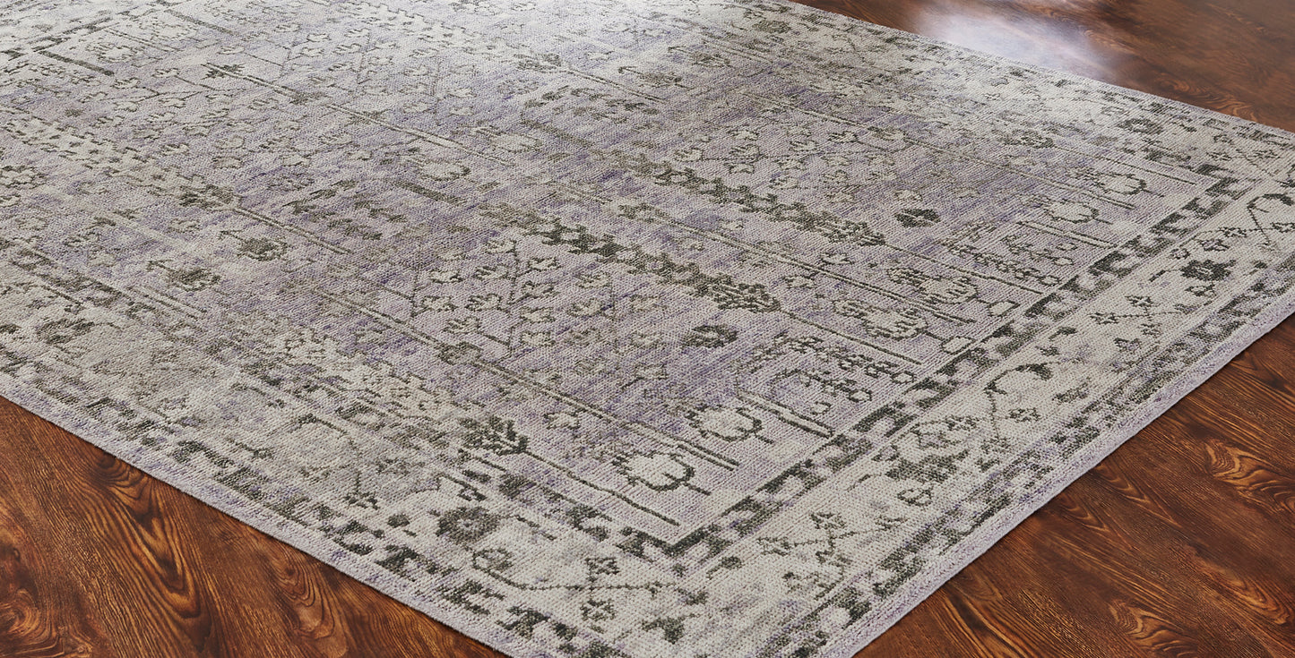 Talora TL666 Antique Lavender Hand Knotted Wool Rug