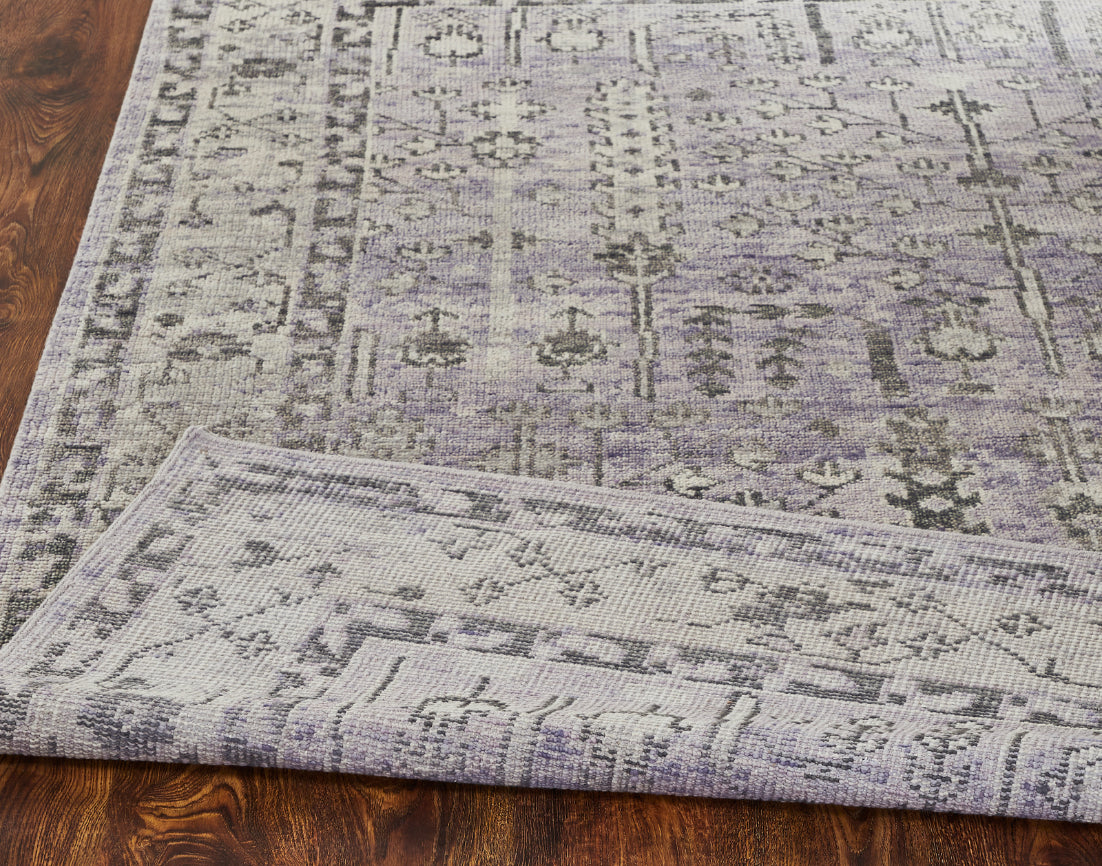 Talora TL666 Antique Lavender Hand Knotted Wool Rug