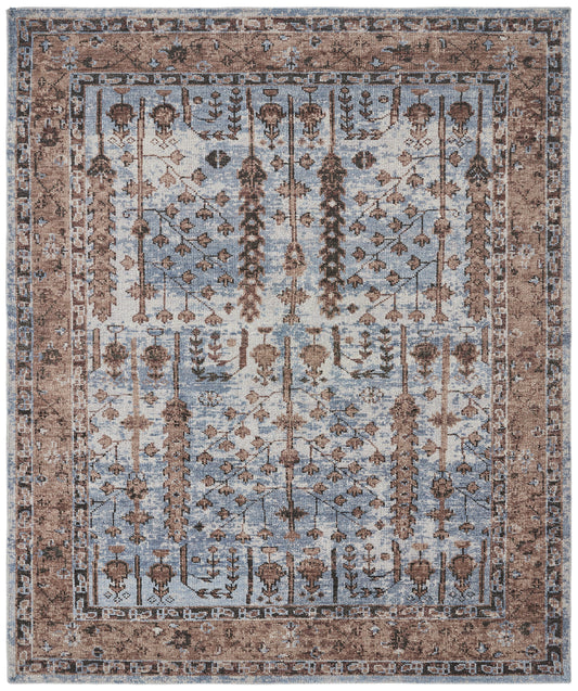 Talora TL667 Chambray-Earth Hand Knotted Wool Rug