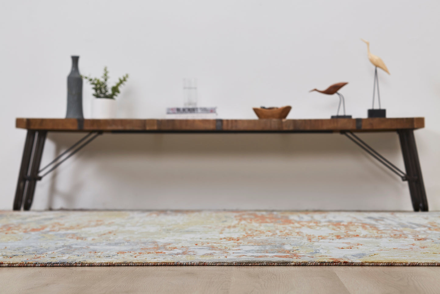 Ventura VN1396 Rust-Clay-Zinc-Tones Power Loom Wool Rug