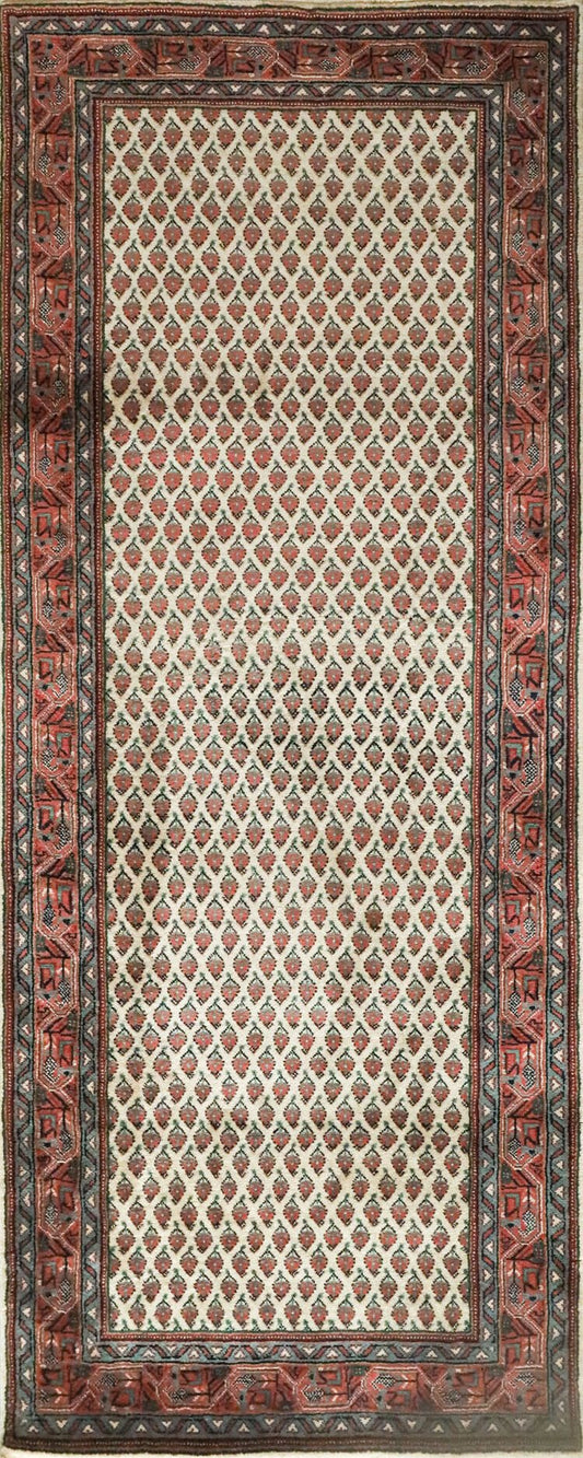 Mir Cream & Rust Fine Handmade 2'7"x5'10" Rug