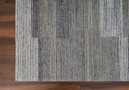 Stria Hand Tufted Undyed Natural Rug