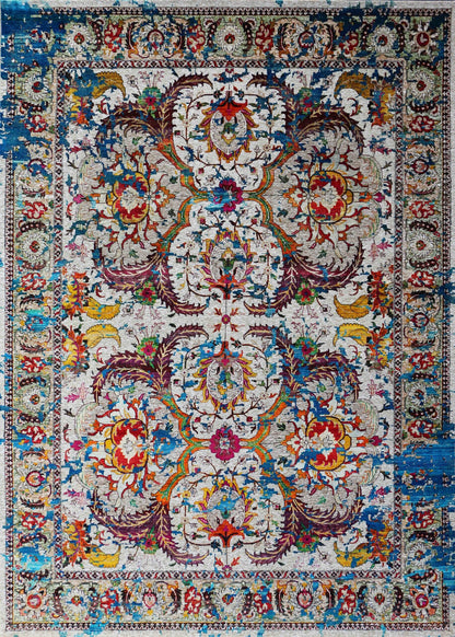 Colorful Fine Handmade Traditional 8'x10' Rug