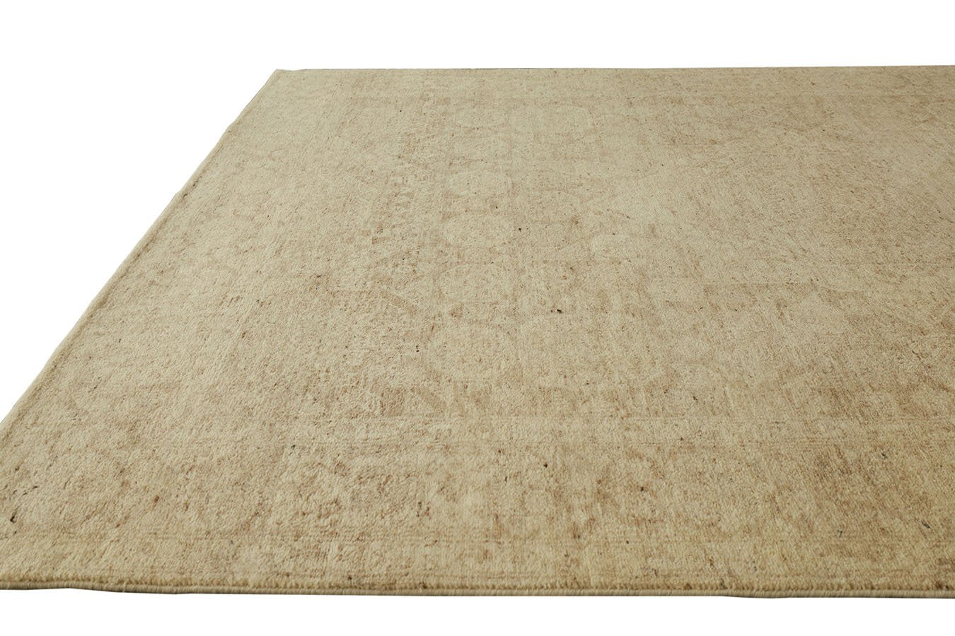 Mamluk Lt. Sand Fine Handmade 5'7"x7'9" Natural Rug