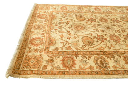 Tanjania Cream Fine Handmade 4'x6' Traditional Rug