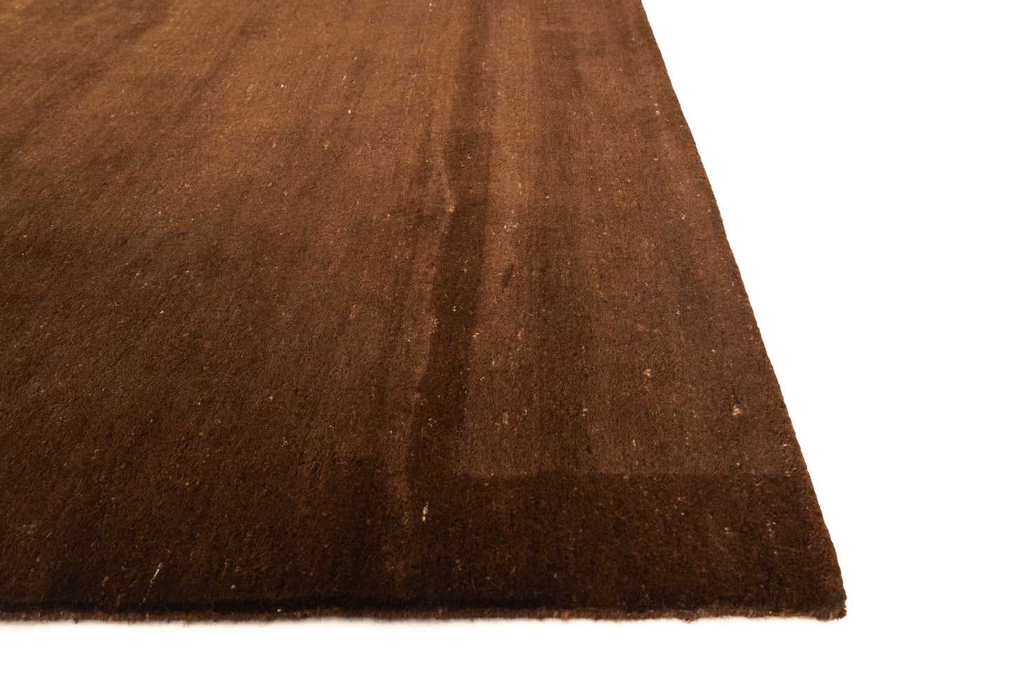 Alpaca 100% Pure Solid Brown Rug