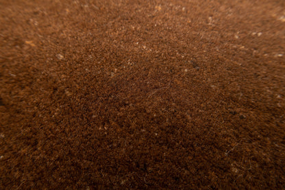 Alpaca 100% Pure Solid Brown Rug