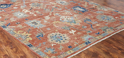 Adana AA904 Spice-Multi Wool & Silkette Blend Rug