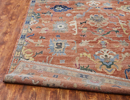 Adana AA904 Spice-Multi Wool & Silkette Blend Rug