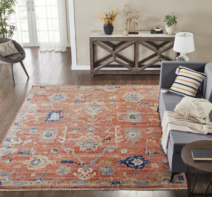 Adana AA904 Spice-Multi Wool & Silkette Blend Rug