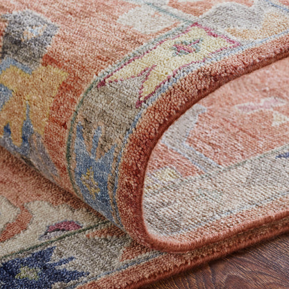 Adana AA904 Spice-Multi Wool & Silkette Blend Rug