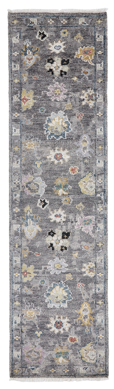 Ambrose AM1003 Zinc-Multi Hand Knotted Wool Rug – view 7