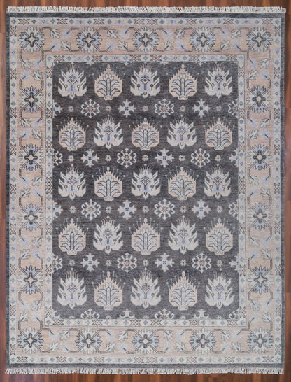 Oushak Gray Taupe Fine Handmade 8’X10′ Rug