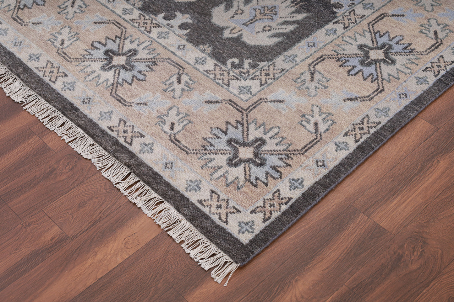 Oushak Gray Taupe Fine Handmade 8’X10′ Rug