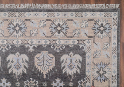 Oushak Gray Taupe Fine Handmade 8’X10′ Rug