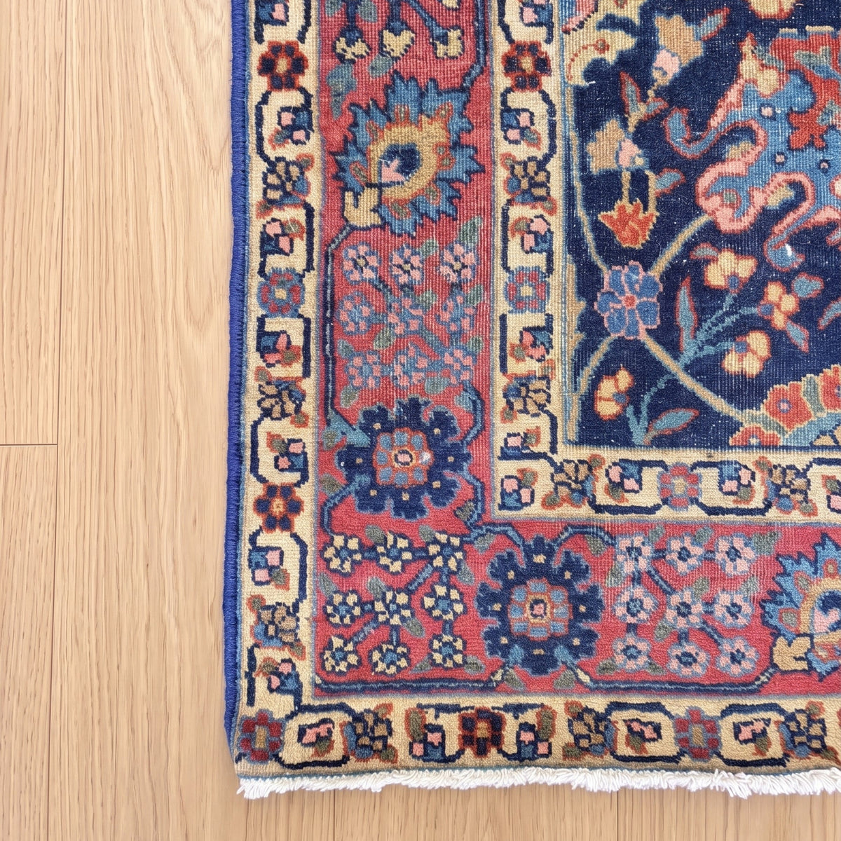 Tabriz Hand-knotted Wool Antique Rug