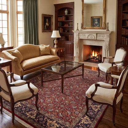 Herati Hand-knotted Fine Wool Rug