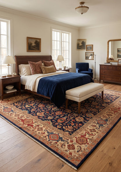 Serapi 102 New Zealand Wool Fine Hand-knotted Oriental Rug – view 13