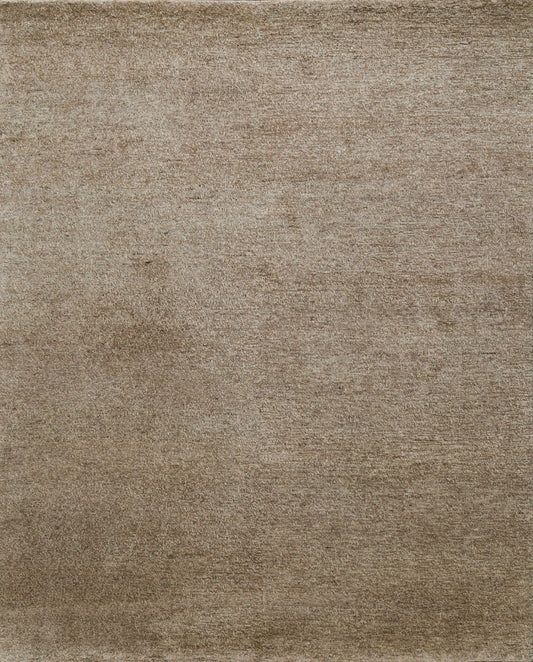 Heaven Solid Mix Light Grey and Sand Handmade Undyed Rug