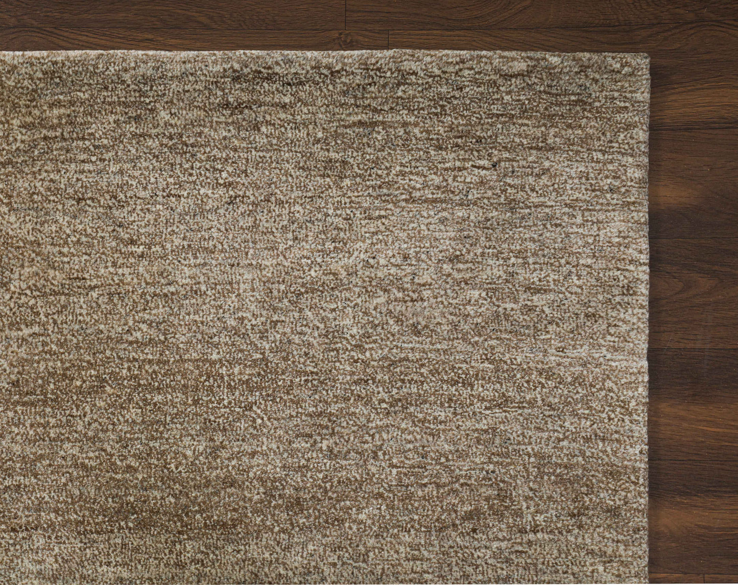 Heaven Solid Mix Light Grey and Sand Handmade Undyed Rug