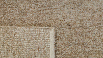 Heaven Solid Mix Light Grey and Sand Handmade Undyed Rug