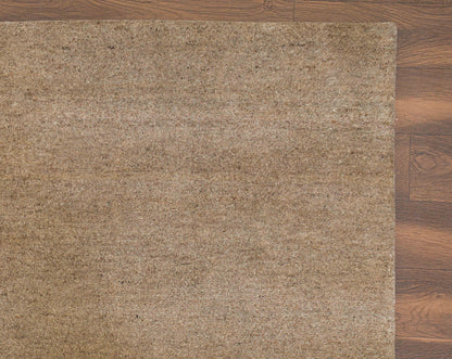 Heaven Solid Sand Handmade Undyed Rug