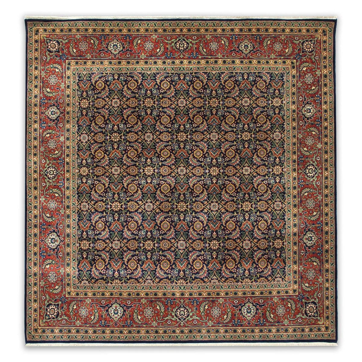 Herati Hand-knotted Fine Wool Rug – view 7