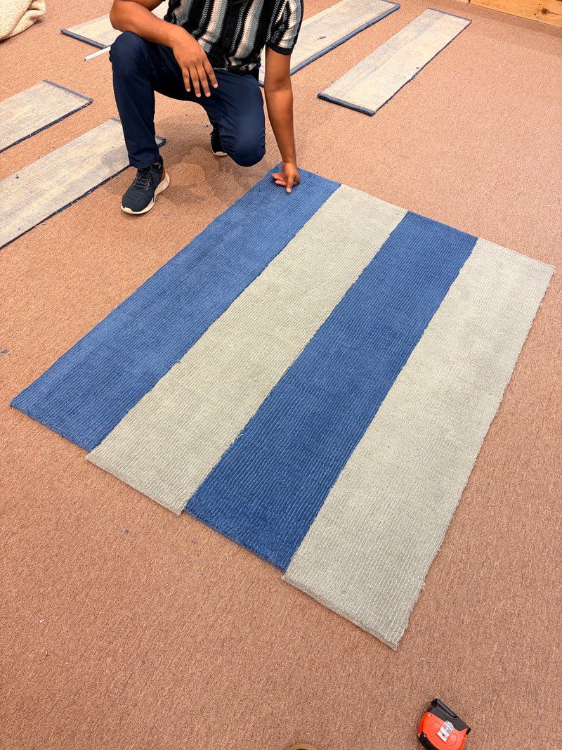 Two rugs, one runner — Oak Park — In progress