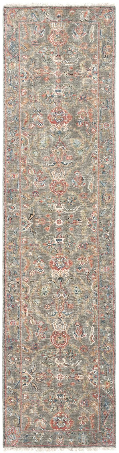 Kensington KN197 Vintage Greys Hand Knotted Wool Rug