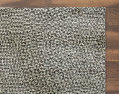 Natura Vertex Grey Handmade Undyed Rug