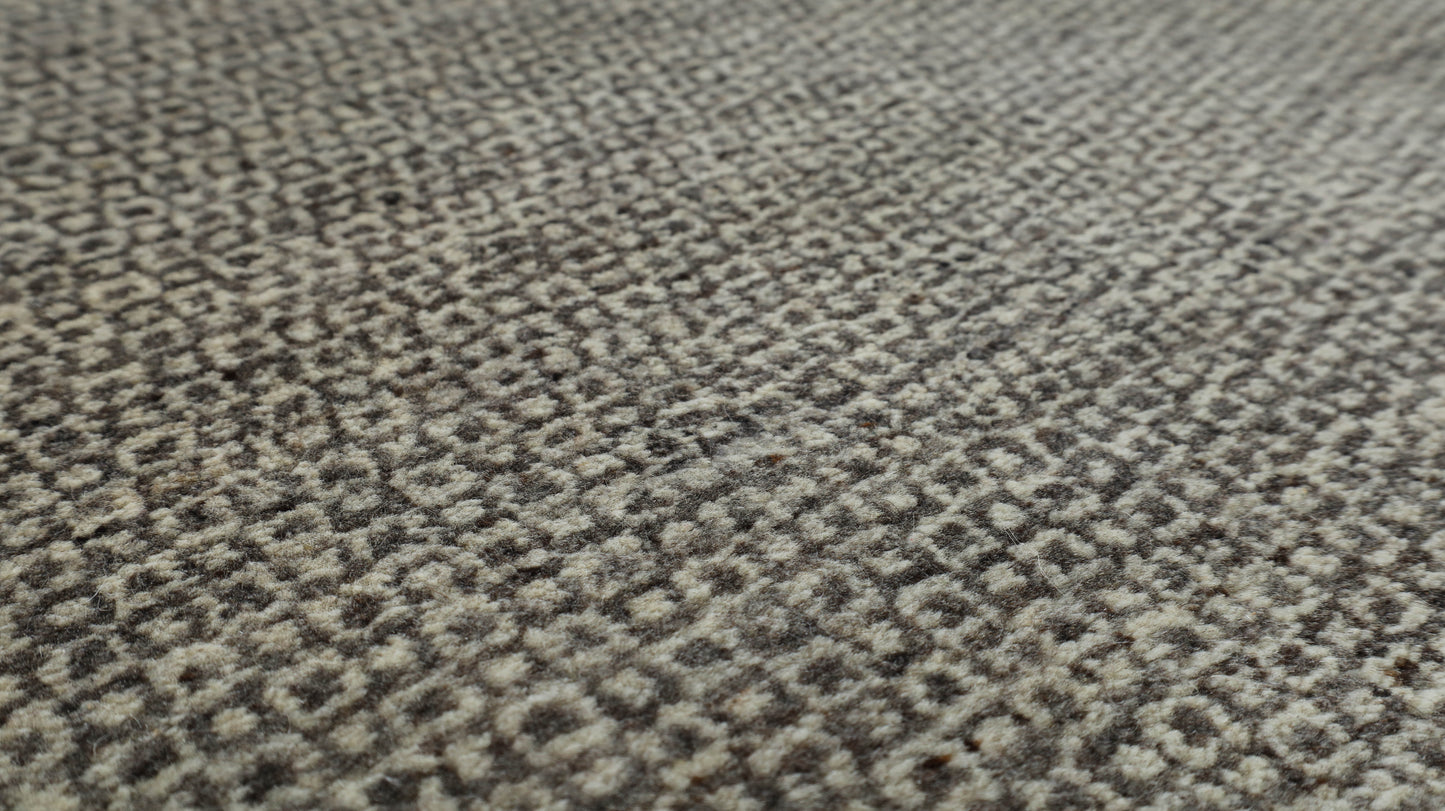 Natura Vertex Grey Handmade Undyed Rug